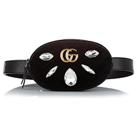 Gucci-GUCCI Handtaschen GG Marmont-Schwarz
