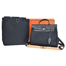 Hermès Hermes herbag Blu navy