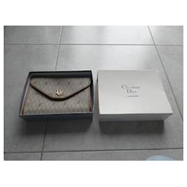 Christian Dior-bolso christian dior vintage caja nueva nunca usada-Gris