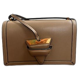Loewe Barcelona Handbag Light Brown Leather Light brown
