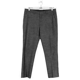 Courreges calça de lã Cinza