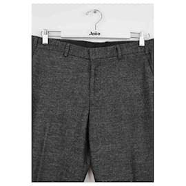 Courreges-wool pants-Grey