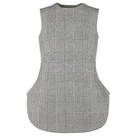 Marni Checkered Peplum Top Multiple colors