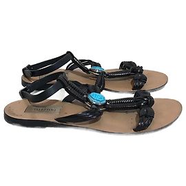 Sandales VALENTINO GARAVANI T.EU 36 Cuir Noir
