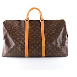 Louis Vuitton-LOUIS VUITTON  Travel bags T.  leather-Brown