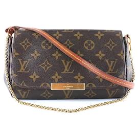 Louis Vuitton-LOUIS VUITTON Bolsos T.  Cuero-Castaño