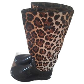 Dolce & Gabbana Bottes Imprimé léopard