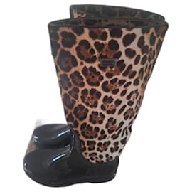 Dolce & Gabbana-Stivali-Stampa leopardo