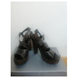Prada-Sandals-Dark brown
