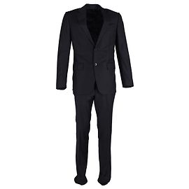 Abito due pezzi Ermenegildo Zegna in lana Blu Navy Blu Blu navy