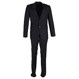 Ermenegildo Zegna-Ermenegildo Zegna Two-Piece Suit in Navy Blue Wool-Blue,Navy blue