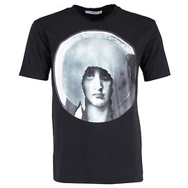 Camiseta con estampado Madonna de Givenchy en algodón negro Negro