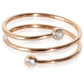 Tiffany & Co-TIFFANY & CO. Elsa Peretti Ring in 18K Gelbgold 0.1 ctw-Silber,Metallisch