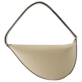 Totême-Scoop Shoulder Bag - TOTEME - Leather - Beige-Beige