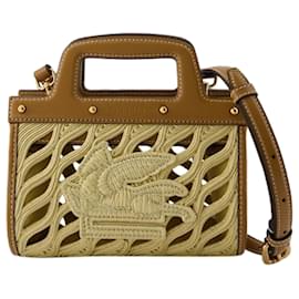 Etro-Love Trotter Bag - Etro - Leather - Brown-Brown