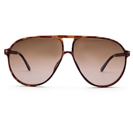 Christian Dior-Occhiali da sole Monsieur vintage marroni 2469 60/11 140MM-Marrone