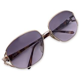 Christian Dior-Vintage Metal Sunglasses Optyl 2492 41 55/16 120 mm-Golden