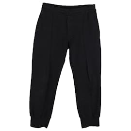 Alexander Mcqueen-Alexander McQueen Joggers in Black Cotton-Black