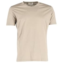 Hermès-Hermès T-shirt in Grey Cotton-Grey