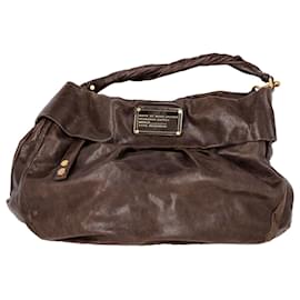 Marc Jacobs-Marc Jacobs Hobo Shoulder Bag in Brown Leather-Brown