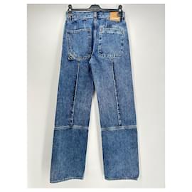 Jacquemus-JACQUEMUS  Trousers T.International XS Denim - Jeans-Blue