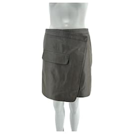 Autre Marque-MUNTHE  Skirts T.fr 36 leather-Brown