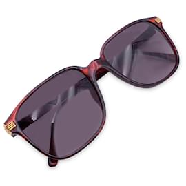 Christian Dior-Vintage Burgundy Sunglasses 2542 30 Optyl 54/17 135mm-Red