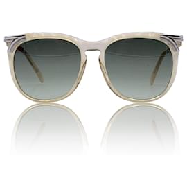 Autre Marque-Vintage Klare Beige Sonnenbrille Mod. 113 Col.. 82 54/16 135MM-Beige