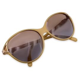 Christian Dior-Beige Vintage-Sonnenbrille 2306 70 Optyl 57/15 130MM-Beige