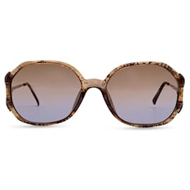 Christian Dior-Sonnenbrille im Vintage-Glitzer-Look 2527 31 Optyl 56/18 130MM-Beige