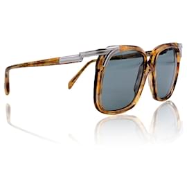 Autre Marque-Vintage Brown Sunglasses Mod. 112 Col. 69 52/16 130 mm-Beige