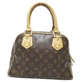 Louis Vuitton-Louis Vuitton Monogram Manhattan PM Canvas Handbag M40026 in Good condition-Other
