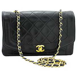 Chanel-BLACK VINTAGE 1986 Diana bag-Black