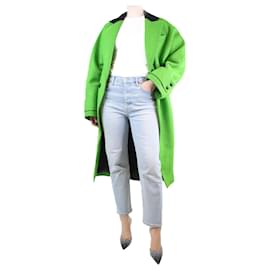 Philosophy Di Alberta Ferretti-Green single-button wool coat - size UK 10-Green