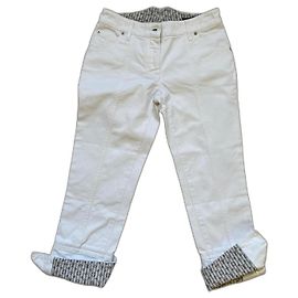 Pantaloncini Louis Vuitton Monogramma Bianco Beige Marrone Bianco