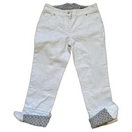 Louis Vuitton-Pantalones, leggings-Blanco