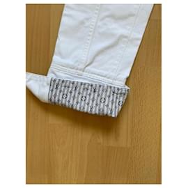 Louis Vuitton-Pantalogi, leggings-Bianco