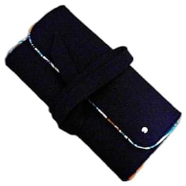 Hermès-Pochettes-Bleu Marine