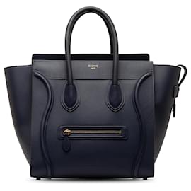 Céline-Celine - Blaue Mini-Gepäcktasche-Blau,Marineblau
