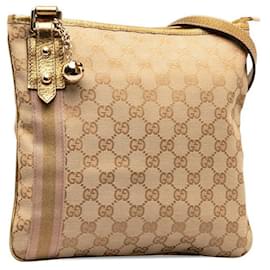 Gucci-GG Canvas Jolicoeur Messenger Bag  144388-Other