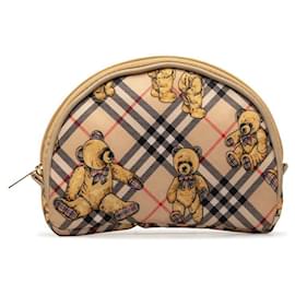 Burberry-Nova Check Teddy Bear Cosmetic Pouch-Other