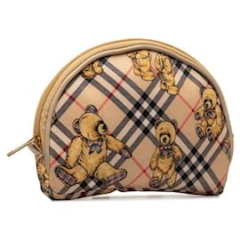 Burberry-Nova Check Teddy Bear Cosmetic Pouch-Other