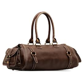 Céline-Leather Boston Bag-Other