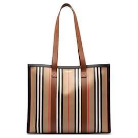 Burberry-Icon Stripe Tote Bag 8.0730571E7-Other