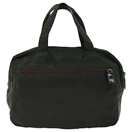 Prada-PRADA Hand Bag Nylon Green Auth ac2782-Green
