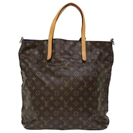 Louis Vuitton-LOUIS VUITTON Monogram VLline Cabas NS Tote Bag 2way M50147 LV Auth 66903-Monogram