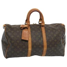 Louis Vuitton-Louis Vuitton-Monogramm Keepall 45 Boston Bag M.41428 LV Auth bs12141-Monogramm
