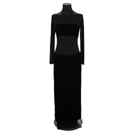 Herve Leger-Velvet dress-Black