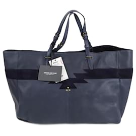 Jerome Dreyfuss-Bolsa tote Maurice de couro-Azul