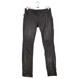 Zadig & Voltaire Calça de couro Preto